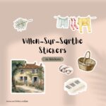 a set of 26 digital stickers themed on the novel the invisible life of addie larue by v e schwab - scribblee