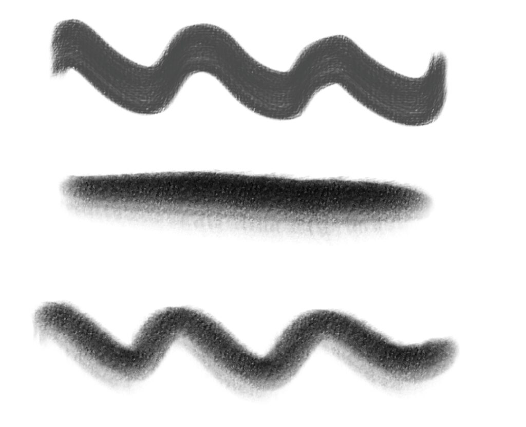 make swirls, and strokes of your new favorite digital brushes on ibis paint x - scribblee